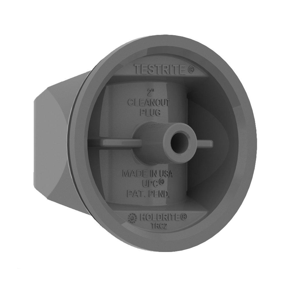 HoldRite™ Grey Plastic Cleanout Plug in Grey 