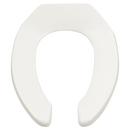 American Standard White Elongated Open Front Toilet Seat 