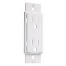 TayMac White 1 Gang Plastic Wall Plate 