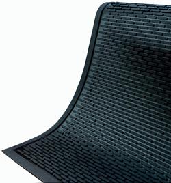 3 in. x 5 ft. Nitrile Indoor and Outdoor Mat in Black