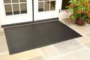M+A Matting Black 4 in. Nitrile Indoor and Outdoor Mat in Black 
