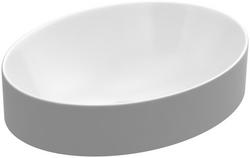 20 in. Drop-in or Vessel Mount Oval Vitreous China Bathroom Sink in White