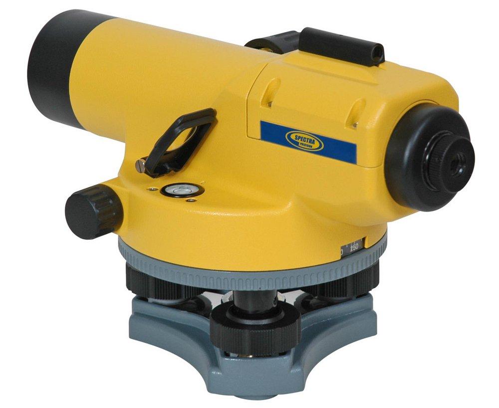 Spectra Precision Yellow Automatic Level with Guard Rod and Tripod 