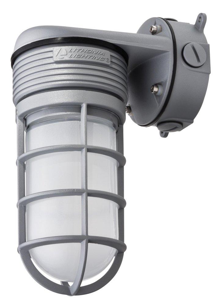Lithonia Lighting Industrial Grey 15W Wall Mount LED Outdoor Sconce 