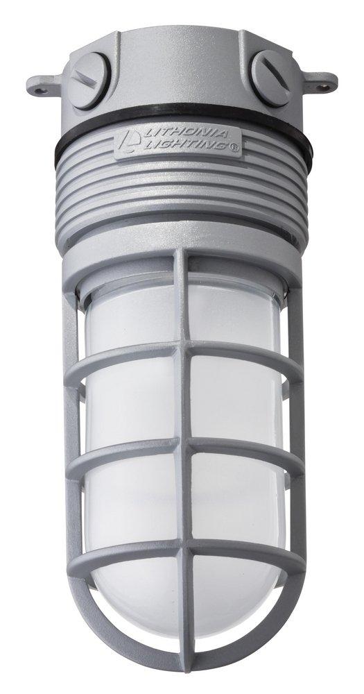 Lithonia Lighting Industrial Grey 15W 1-Light LED Vapor Tight Ceiling Light 