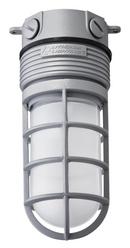 15W 1-Light LED Vapor Tight Ceiling Light in Industrial Grey