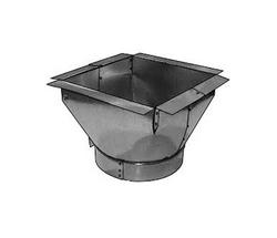 9-1/4 in x 14 in x 14 in Duct Square-To-Round