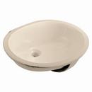 Under-Counter Oval Lavatory Sink in Biscuit