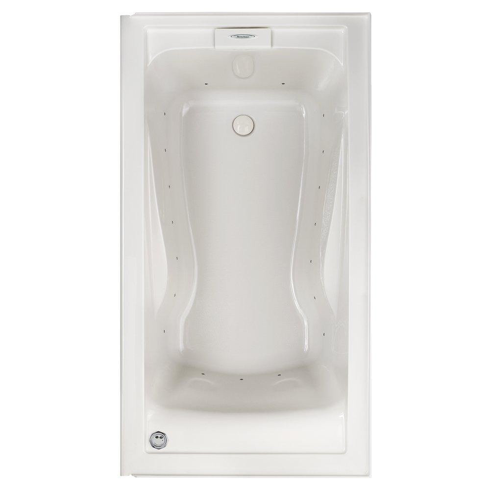 American Standard White 60 in. Air Bathtub 