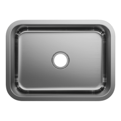 23-3/8 in. Undermount Stainless Steel Single Bowl Kitchen Sink