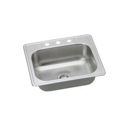 25 x 22 in. Stainless Steel Single Bowl Drop-in Kitchen Sink