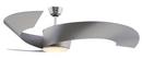 16-1/2 in. 56W 3-Blade Ceiling Fan with LED Light in Brushed Nickel