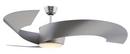 Fanimation Brushed Nickel 16-1/2 in. 56W 3-Blade Ceiling Fan with LED Light 