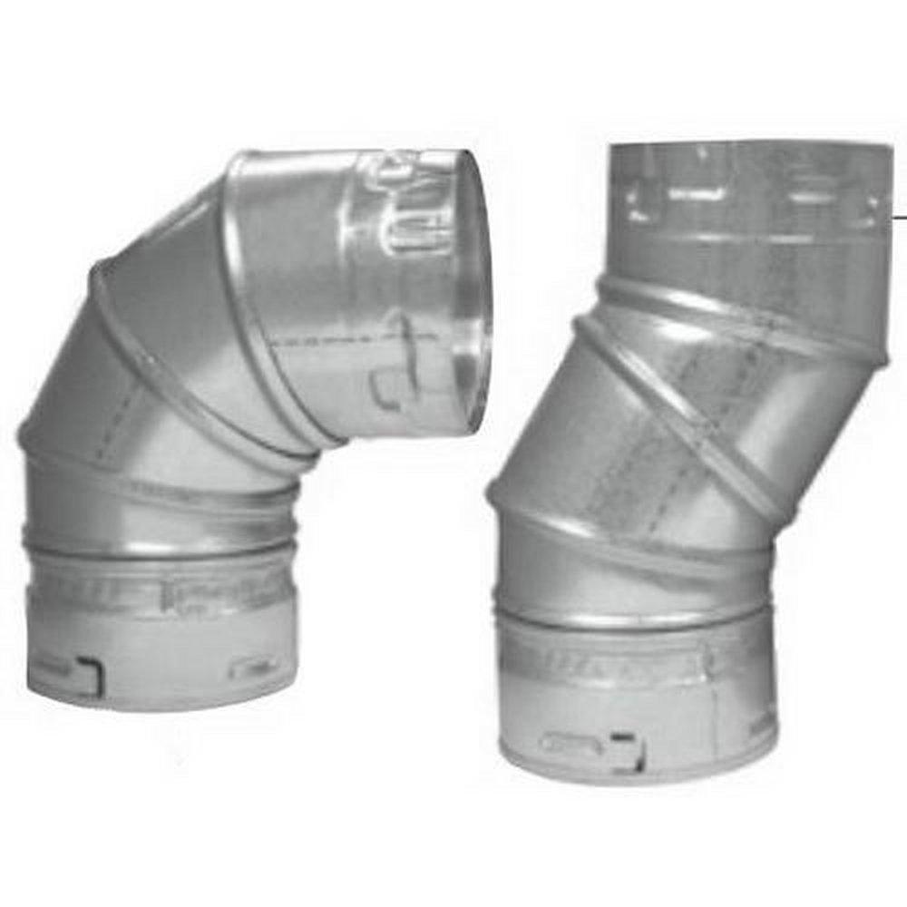 Metal Fab 8 in. Gas Vent Elbow 