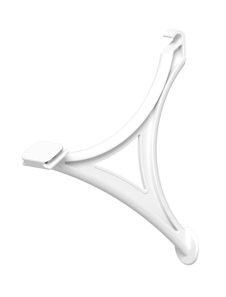 ClosetMaid White Universal Shoe Support Bracket for Wire Shelving 
