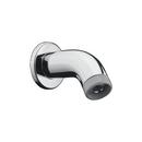 1/2 in. Small Cast Shower Arm with Escutcheon in Polished Chrome