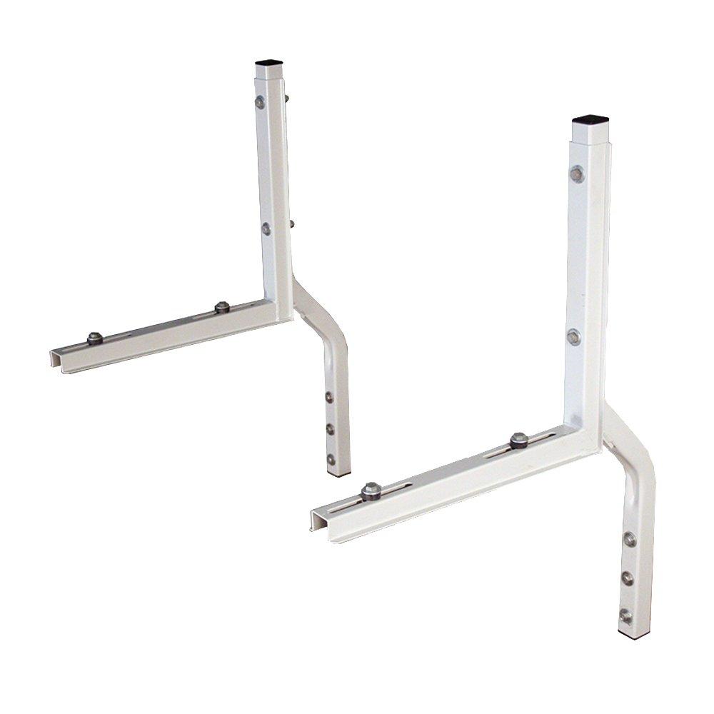 DiversiTech® White Steel 3 in. Wall Bracket in White 