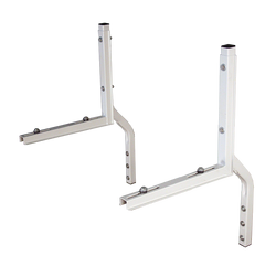 300 lb Steel 3 in. Wall Bracket in White