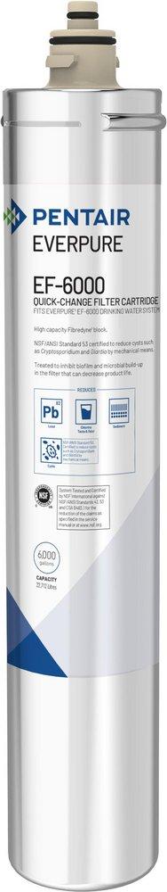 Pentair&reg; Everpure&reg; Silver LF EF-6000 FFLO REP CART 6 PK 