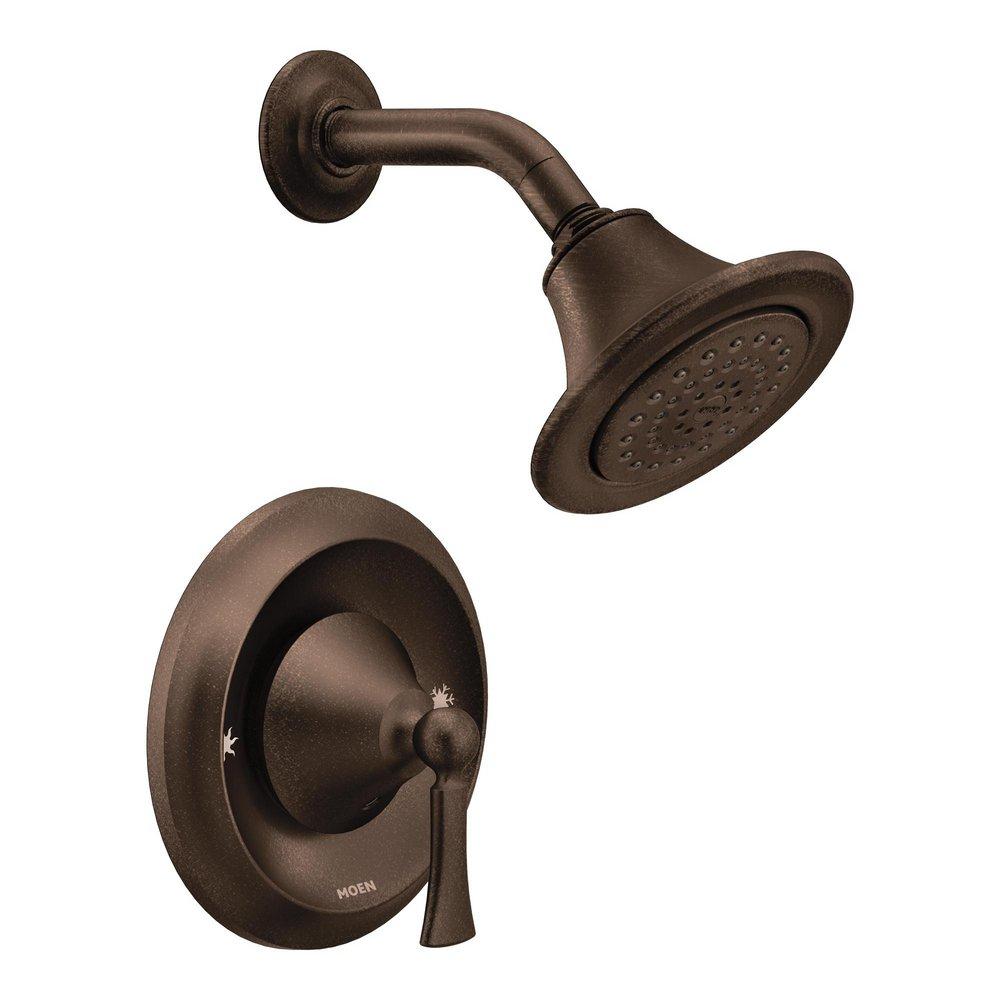 Moen Oil Rubbed Bronze Single Handle Single Function Shower Faucet (Trim Only) 
