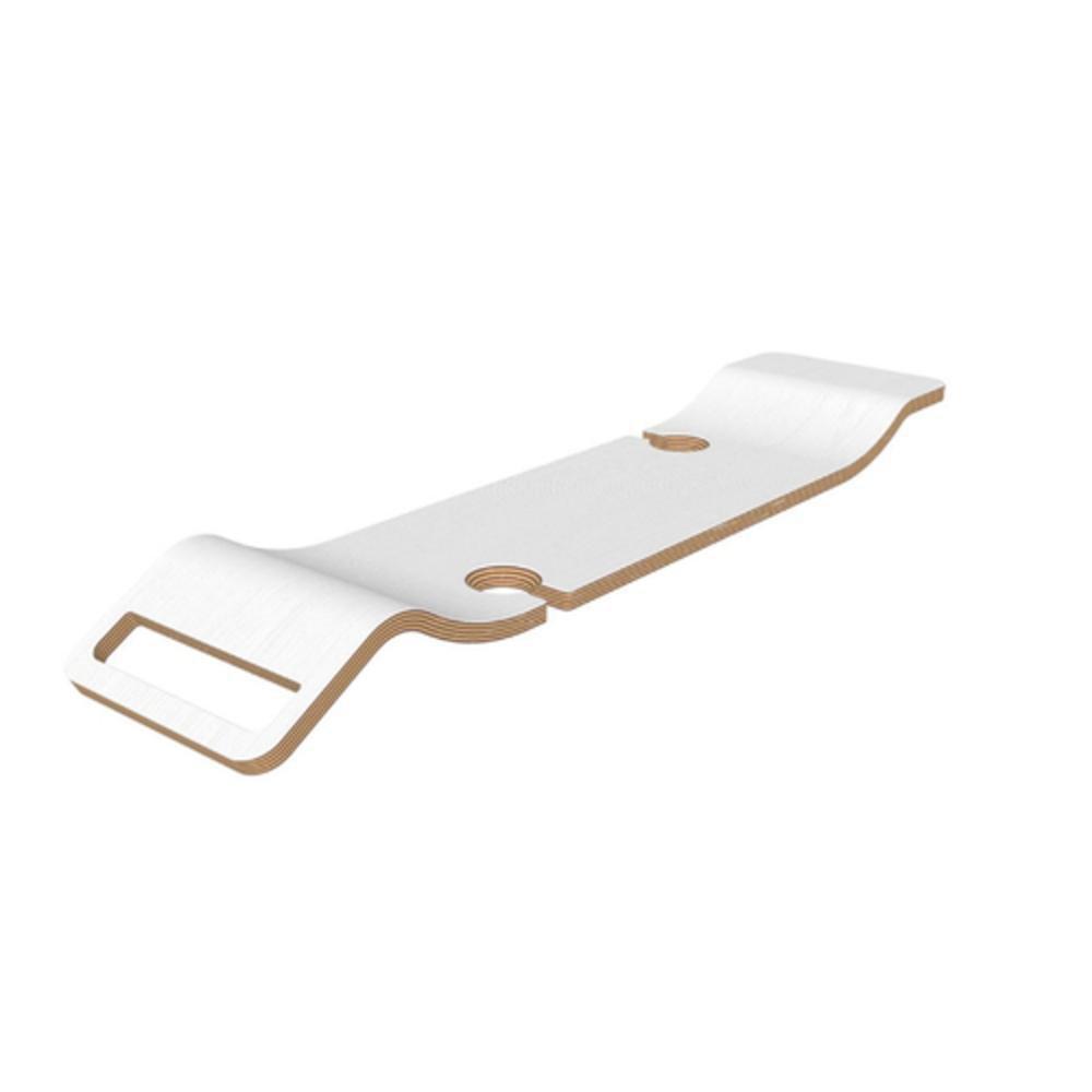 Victoria+Albert&reg; White Laminate 5/8 in. Rack 