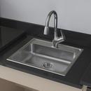 PROFLO&reg; Chrome Single Handle Pull Down Kitchen Faucet with Three-Function Spray 