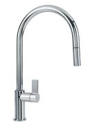 Franke Polished Chrome Single Handle Pull Down Kitchen Faucet 