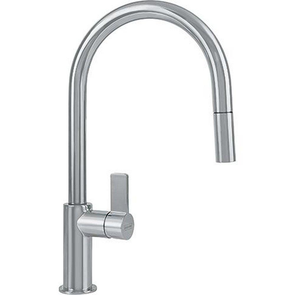 Franke Satin Nickel Single Handle Pull Down Kitchen Faucet 