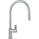 Franke Satin Nickel Single Handle Pull Down Kitchen Faucet 