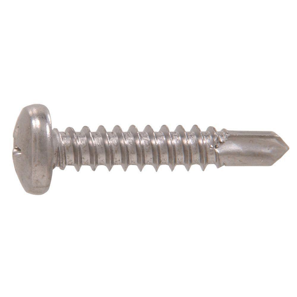 7 mm x 7/16 in. Pan Head Phillips Self-Drilling & Tapping Screw (Box of 1) 
