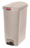 Rubbermaid Beige 22-1/10 in. Resin Front Step Container in Beige 