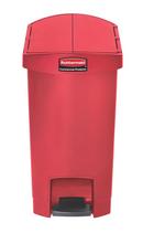 Rubbermaid Red 19-3/5 in. Resin Front Step Container in Red 