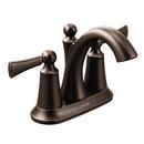 Moen Oil Rubbed Bronze Two Handle Centerset Bathroom Sink Faucet