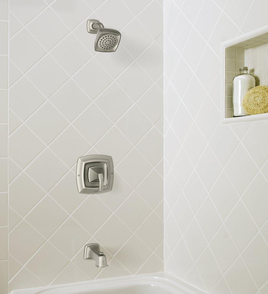 Moen Spot Resist Stainless Single Handle Single Function Bathtub & Shower Faucet 