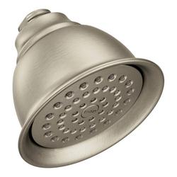 Single Full Spray Showerhead in Brushed Nickel