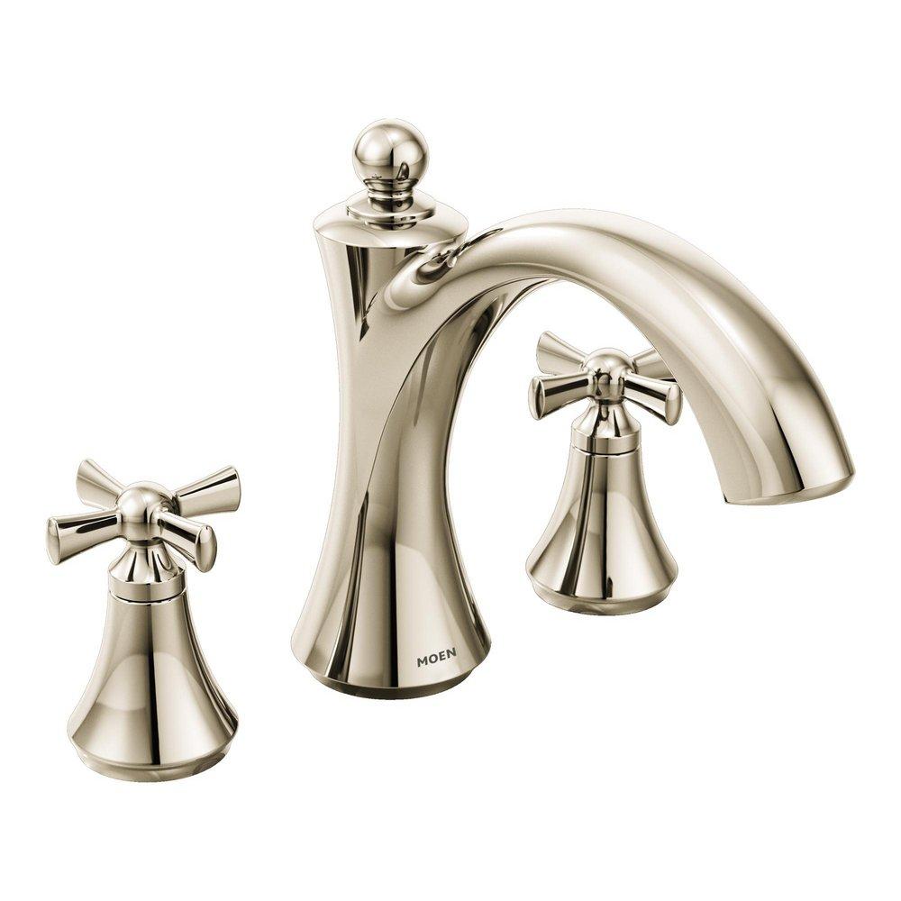 Moen Polished Nickel Two Handle Roman Tub Faucet Trim Only 
