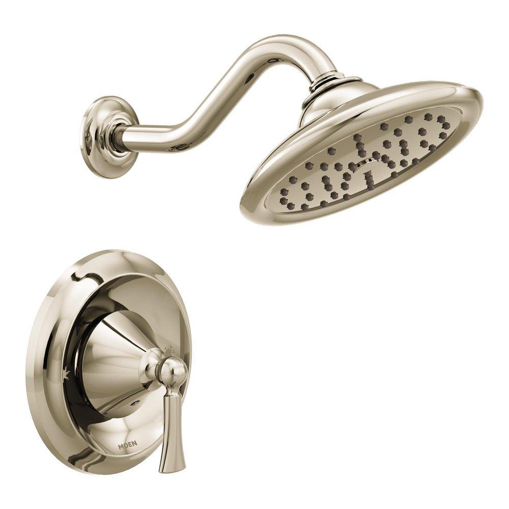 Moen Polished Nickel Single Handle Single Function Shower Faucet (Trim Only) 