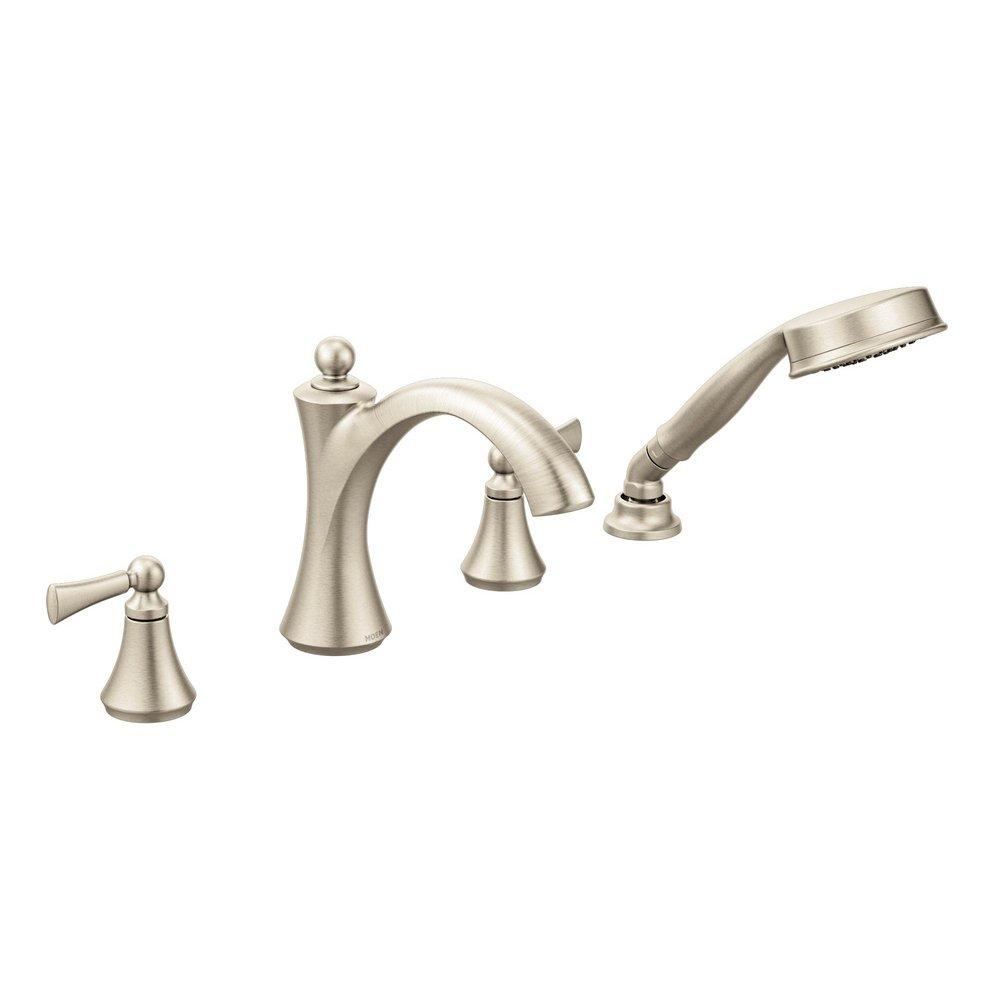 Moen Brushed Nickel Two Handle Roman Tub Faucet Trim Only 