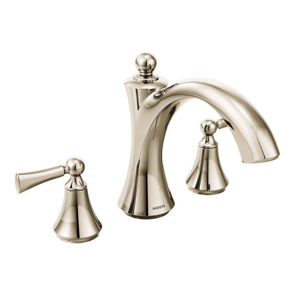 Moen Polished Nickel Two Handle Roman Tub Faucet Trim Only 