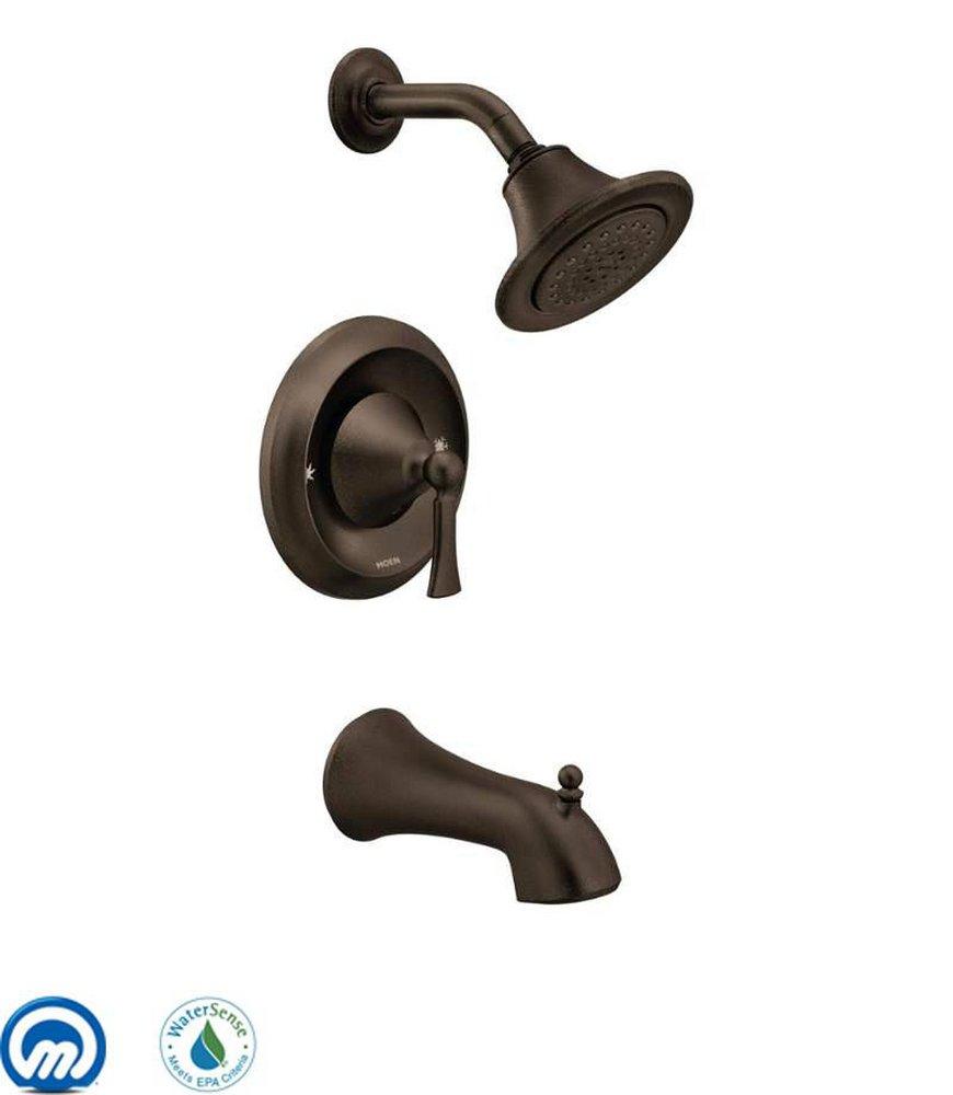 Moen Oil Rubbed Bronze Single Handle Single Function Bathtub & Shower Faucet (Trim Only) 