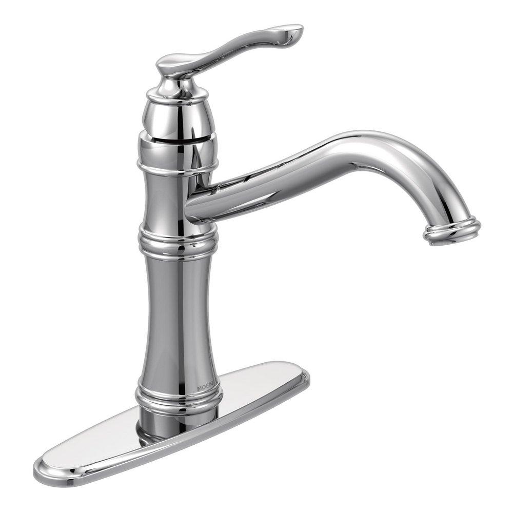 Moen Polished Chrome Single Handle Kitchen Faucet 
