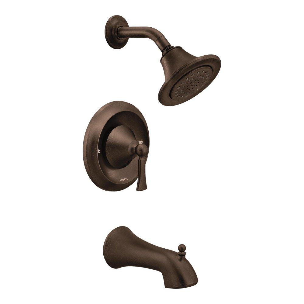 Moen Oil Rubbed Bronze Single Handle Single Function Bathtub & Shower Faucet (Trim Only) 
