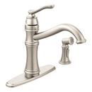 Single Handle Kitchen Faucet with Side Spray in Spot Resist™ Stainless