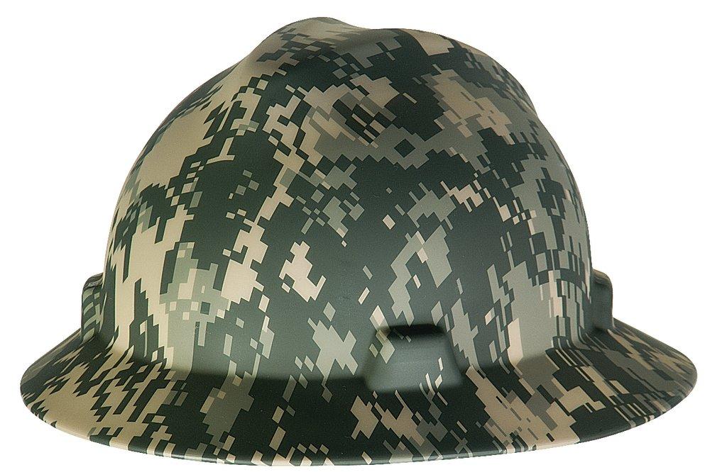 MSA Safety Company Camouflage E-Type Safety Cap with Suspension 
