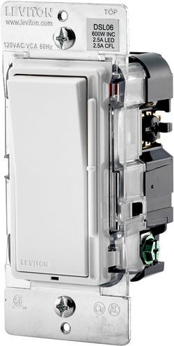 600W Dimmer in White, Ivory and Light Almond