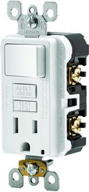 125V 15A Tamper Resistant GFCI Receptacle in White Leviton