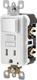 LEVITON White 15A 125V Duplex Tamper-Resistant GFCI Receptacle 