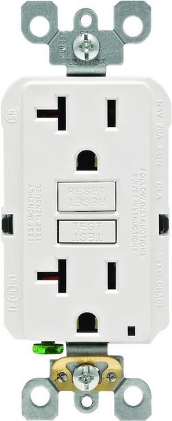 20A 125V Duplex GFCI Outlet in Red