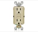 15A Non-Tamper Resistant GFCI Receptacle in Ivory