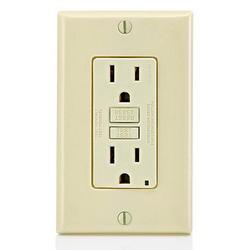 15A 125V Duplex GFCI Outlet in Ivory